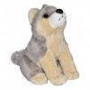 Wild Republic Wild Calls Loup, Cris Authentiques d’Animaux, Peluche Jouet, 20 cm, Cadeau de Naissance, Peluche Sonore, Rembou