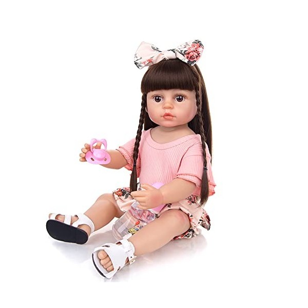 leybold Reborn Baby Dolls, 22 Pouces / 55 cm de poupées Nouveau-nés réalistes, poupée en Silicone Artisanale réaliste, Sky Sk