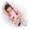 leybold Reborn Baby Dolls, 22 Pouces / 55 cm de poupées Nouveau-nés réalistes, poupée en Silicone Artisanale réaliste, Sky Sk