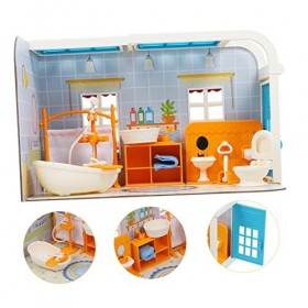 Kisangel 2 Ensembles Jouets De Maison De Poupée Accessoires De Poupées Miniatures Kit Miniature Bricolage Meubles De Maison M