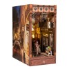 Luminova Book Nook Kit maison de poupée, maison de poupée, maison miniature, puzzle 3D en bois, serre-livres, décoration dét