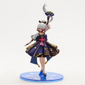 reald Jeu de figurines Kamisato Ayaka Aigrette Princesse Modèle Statue Figurine de collection Poupée Jouet