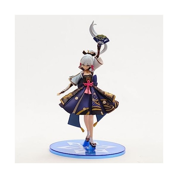 reald Jeu de figurines Kamisato Ayaka Aigrette Princesse Modèle Statue Figurine de collection Poupée Jouet