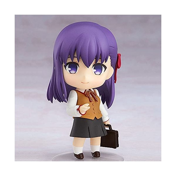 Poupée modèle Matou Sakura version Q, figure féminine dans "Fate/stay night", posture debout, mesure 3,9 pouces, hauteur Fabr