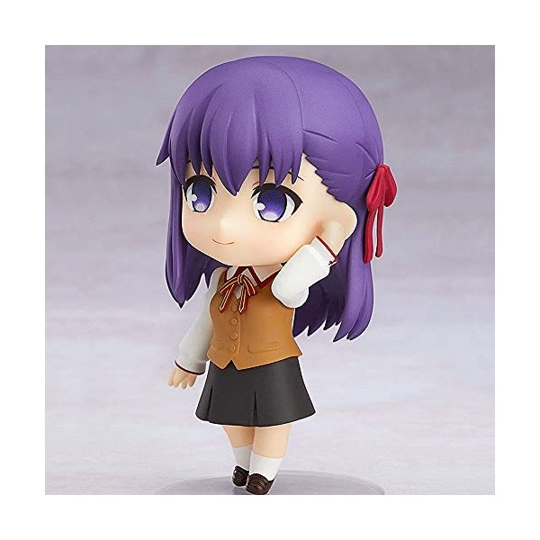 Poupée modèle Matou Sakura version Q, figure féminine dans "Fate/stay night", posture debout, mesure 3,9 pouces, hauteur Fabr