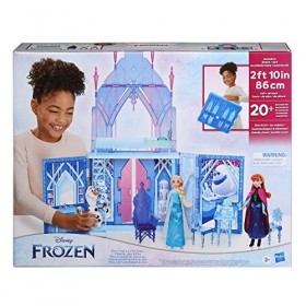 Disney Frozen 2 Elsas Fold and Go Ice Palace, Castle Playset, Toy for Children Aged 3 and Up