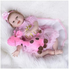 Poupées Reborn Baby Dolls, poupées Reborn en silicone, poupée bébé 22 pouces