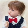 Poupée Reborn Girl de 55,9 cm en silicone étanche, comme de vraies poupées, cadeau de Noël et danniversaire pour enfants de 
