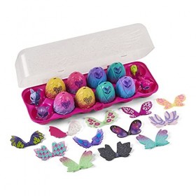 Hatchimals CollEGGtibles, Wilder Wings Lot de 12 boîtes à œufs avec Ailes Mix and Match Les Styles varient Assorties, 60590