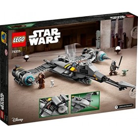 LEGO 75325 Star Wars Le Chasseur N-1 Mandalorien Le Livre de Boba Fett: Aventure Spatiale avec Figurines de Bébé Yoda, Droïde