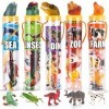 JOYIN 69Pcs Monde Naturel Animal Dinosaure Insecte Animal Marin de Ferme Animaux Figure en Stock Stuffer Mini en Vinyle Assor