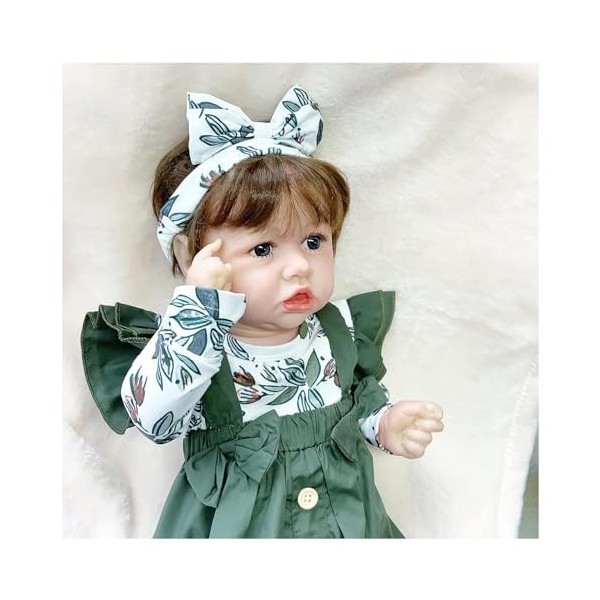 Accessoires de poupée Reborn - 55 cm - Poupée Reborn réaliste - Avec accessoires de jouets - Poupées Reborn Baby comme un béb