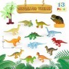 JOYIN 69Pcs Monde Naturel Animal Dinosaure Insecte Animal Marin de Ferme Animaux Figure en Stock Stuffer Mini en Vinyle Assor