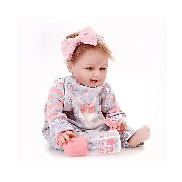 Poupée bébé en silicone, 55,9 cm en vinyle, poupées bébé qui ont lair vraies filles, J-Boy