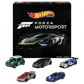 Hot Wheels HFF49 Forza Lot de 5 véhicules de Course de Jeu vidéo à léchelle 1:64 avec des détails Authentiques et Un Design 