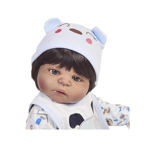 Poupée Reborn Baby Dolls Girl Cheap, 55 cm, poupée Reborn pour femme réaliste en vinyle de silicone doux, toucher doux avec c