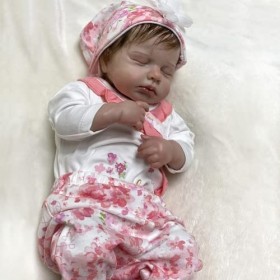 20 Pouces 50 Cm Réaliste Reborn Dormir Poupée À La Main Nouveau-Né Bébé Poupée Jouets pour Enfants Cadeau danniversaire