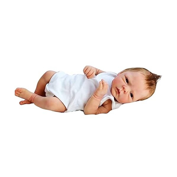 18 Pouces 46 Cm Reborn Bébé Poupées Vraie Vie en Silicone Souple Reborn Bébés Tout-Petits Nouveau-Nés Poupées Faites À La Mai