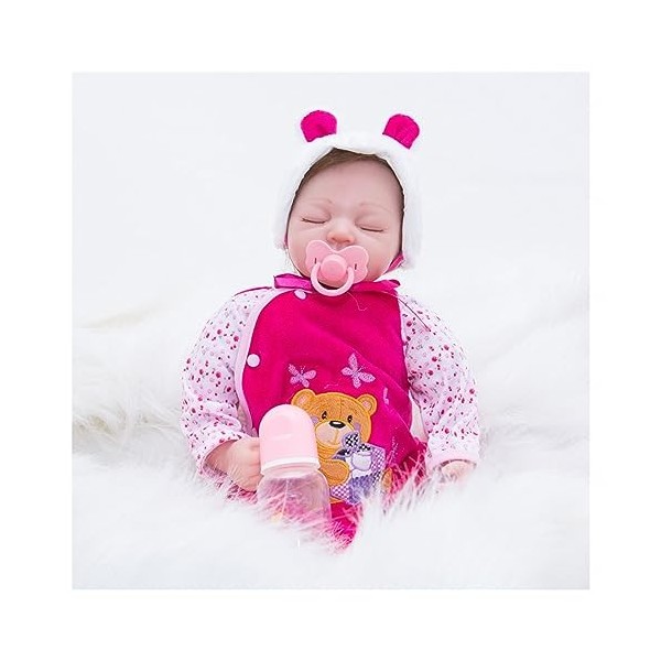 Poupées bébé en silicone souple de 55 cm avec accessoires de jeu, poupées Reborn comme un bébé réaliste, P-Girl