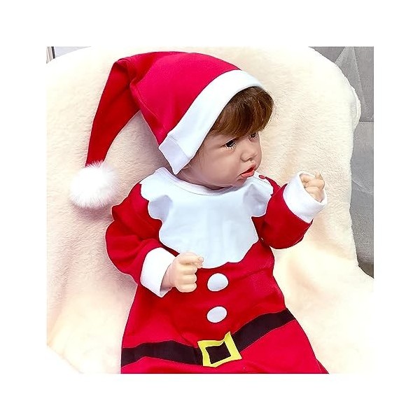 Poupée bébé réaliste en vinyle souple de 55,9 cm avec accessoires de jouet, poupée Reborn comme un bébé réaliste, N-Girl