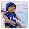 Poupée en silicone pour bébé - 55,9 cm - En vinyle de silicone souple - Réaliste - Pour filles et garçons - Cadeau dannivers