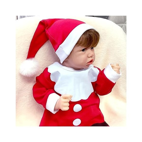 Poupées pour filles, 55 cm, faites à la main, lavables, corps en vinyle doux, avec accessoires de jouets, poupées Reborn Baby