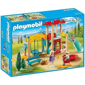 Playmobil - 9423 - Parc de Jeu avec Toboggan Coloré 38 x 27 x 20 cm