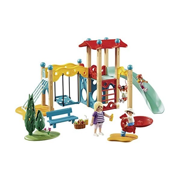 Playmobil - 9423 - Parc de Jeu avec Toboggan Coloré 38 x 27 x 20 cm