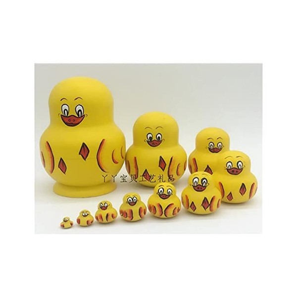 Poupée Russe 10/7 Couches Poupées Gigognes en Bois Matryoshka Décor À La Maison Ornements Cadeau Bébé Artisanat Cadeaux pour 