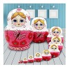 Poupée Russe 10/7 Couches Poupées Gigognes en Bois Matryoshka Décor À La Maison Ornements Cadeau Bébé Artisanat Cadeaux pour 