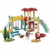 Playmobil - 9423 - Parc de Jeu avec Toboggan Coloré 38 x 27 x 20 cm