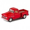 Red 1955 Chevy Stepside Pick-Up Die Cast Collectible Toy Truck by Kinsmart