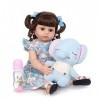 22inch / 55 cm Baby Dolls Reborn, poupées nouveau-nés réalistes, poupée en silicone artisanale réticuleuse, Baby Soft Skin ré
