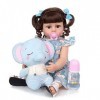 22inch / 55 cm Baby Dolls Reborn, poupées nouveau-nés réalistes, poupée en silicone artisanale réticuleuse, Baby Soft Skin ré
