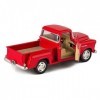 Red 1955 Chevy Stepside Pick-Up Die Cast Collectible Toy Truck by Kinsmart