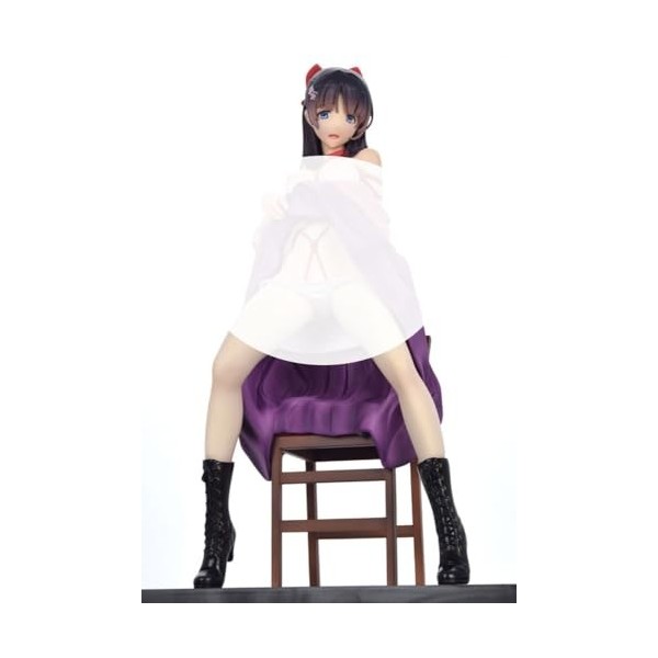 RoMuka Chiffre danime Adesugata I 1/7 Figurine complète Figurine Modèle de personnage danime Gros seins Vêtements amovibles