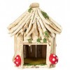 PAPOOSE TOYS- Maison en Bois Forêt enchantée-Taille M-Jouets en Papier poupées et Accessoires, WP074, Multicolore