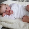 Poupées réalistes Reborn bébé garçon avec corps en coton doux, poupées faites à la main, 23 pouces, veines visibles, poupées 