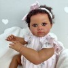 Pinky Reborn 24 Pouces 60 cm Poupée Bébé Peau Noire Afro-Américaine Reborn Bébé Fille Poupées Corps Doux Bébé Jouets