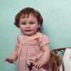 Zero Pam Bébé Reborn Fille 60CM Bébé Reborn Réaliste Poupée De Petite Fille Aux Yeux Bleus Poupon Reborn Silicone avec Access