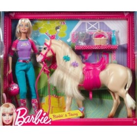 Barbie - V5721 - Poupée Mannequin et Son Cheval