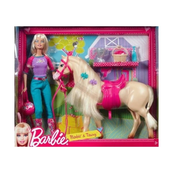 Barbie - V5721 - Poupée Mannequin et Son Cheval