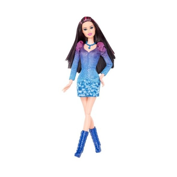 Barbie - X7872 - Poupée Mannequin - Fashionista Black Hair - Bleu