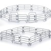 40 Pcs Accessoires de Clôture de Corral de Chevaux Set de Jouet de Clôture de Ferme en Plastique Clôture Grange danimaux de 