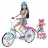 Barbie - V3131 - Accessoire pour Poupée - Vélo Tandem - Skipper & Chelsea