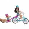 Barbie - V3131 - Accessoire pour Poupée - Vélo Tandem - Skipper & Chelsea