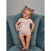 Pinky Reborn Poupée 24 Pouces 60 cm Réaliste Bebe Reborn Souple Silicone Vinyle Lifelike Mignon Nouveau-né Baby Dolls Fille J