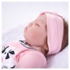 Reborn Baby Dolls Silicone Girl , 22 Pouces 55 Cm Poupées de bébé réalistes Faites à la Main de 22 Pouces Corps en Tissu Doux