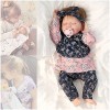 VVLXRIC BéBé Fille PoupéE, 18Pouces Sucré Bebe en Silicone Realiste, Jouets pour Enfants De 3 Ans Et Plus,A