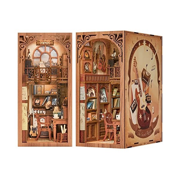 CUTEBEE Kit pour book nook, maison miniature avec meubles et